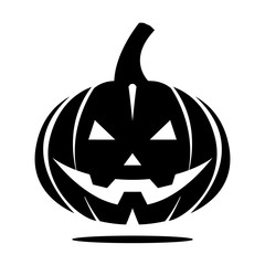 Halloween pumpkin flat icon.
