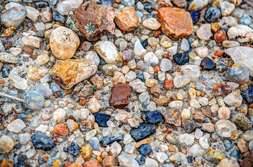 Rock beds in Buffalo Gap Nation Grassland, Railroad Butte, South Dakota