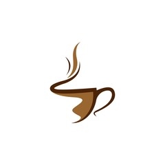 Fototapeta na wymiar Coffee cup symbol vector icon