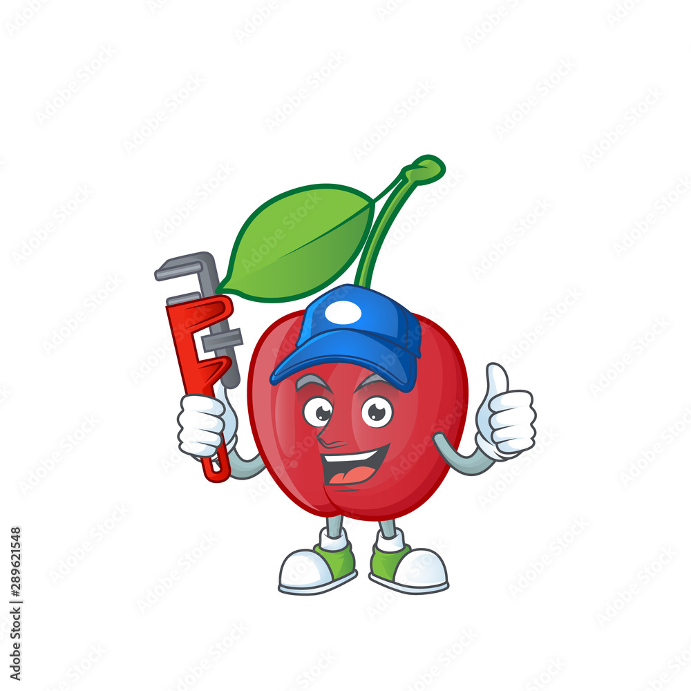 Sticker plumber bing cherries fresh for design character