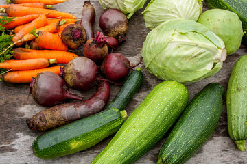 New crop of fresh vegetables, still life