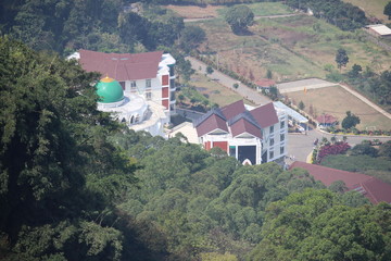 Batu City from Above, East Java, Indonesia