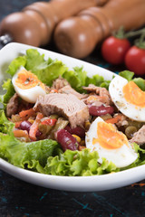 Tuna salad with vegetables