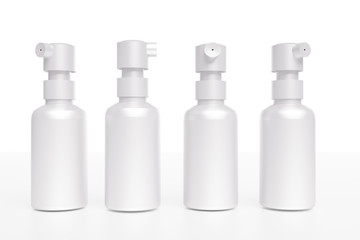 spray bottle on white background. 3D Illustration
