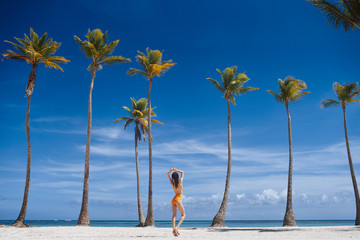 woman on the beach