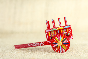 Traditional Costa Rica Carreta or decorated wagon