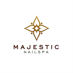 Obraz premium Wellness Center Logo Design Vector Illustration Template Idea