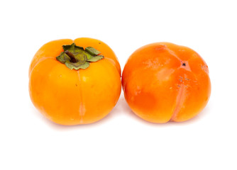Persimmon fruit isolated on white background