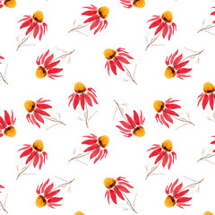seamless pattern with flowers
