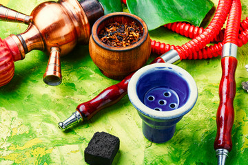 Oriental smoking hookah