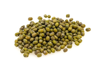 Dry raw beans mung for cooking