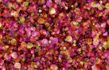 decorative gradient abstract circles decor