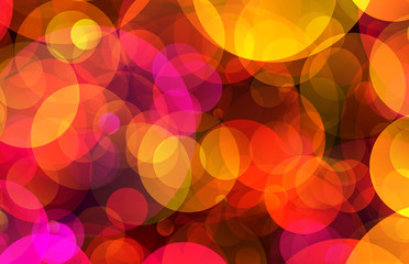 decorative gradient abstract circles decor