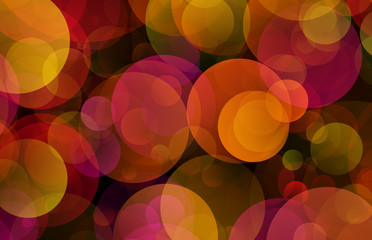 decorative gradient abstract circles decor 