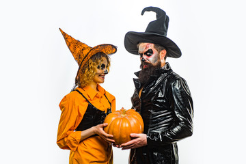 Party and festivals on Halloween. Halloween party banner. Halloween design for copy space.