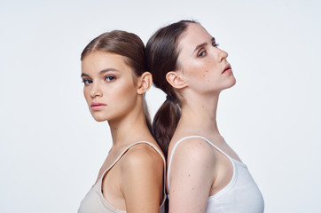 two young women