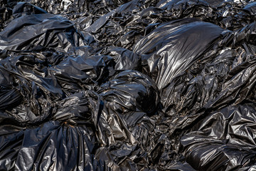 Black polyethylene dump