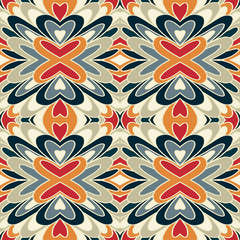 grunge colored graffiti seamless pattern