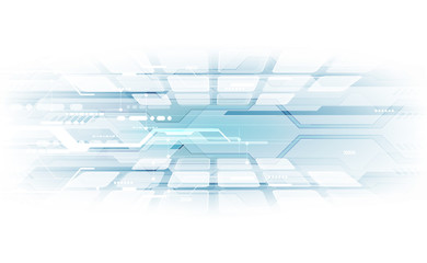 Abstract futuristic digital technology background. Illustration Vector