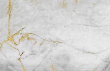 White gold marble texture pattern background with high resolution design for cover book or brochure, poster, wallpaper background or realistic business