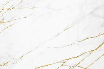 Papier Peint photo Autocollant Marbre Fond de motif de texture de marbre d& 39 or blanc avec la conception de haute résolution pour le livre de couverture ou la brochure, l& 39 affiche, le fond de papier peint ou les affaires réalistes