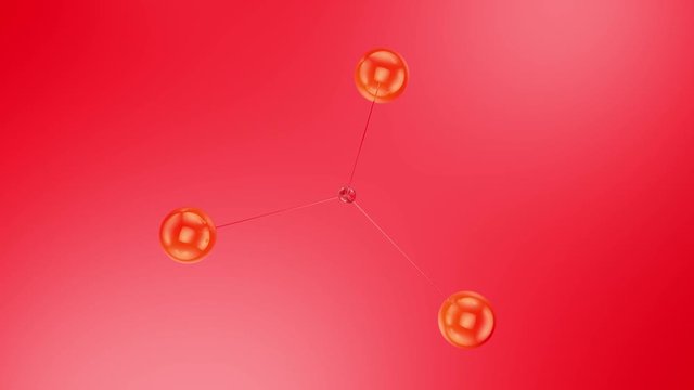 Pendulum back and forth movement of spheres on a glassy colorful background. Shiny spheres motion background with colorful walls. Oddly satisfying loop able seamless animation of spheres or balls.