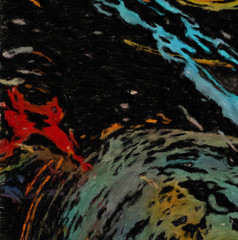 Abstract geometric artwork, background pattern for design flyer, banner, card, big size advertising prints and web decorating. Fabric or textile decor pattern. Digital art texture for creative product