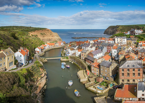 Staithes, North Yorkshire Coastal Scene