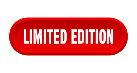 limited edition button. limited edition rounded red sign. limited edition
