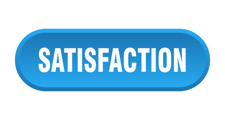 satisfaction button. satisfaction rounded blue sign. satisfaction