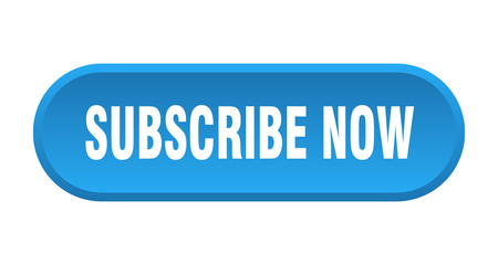 subscribe now button. subscribe now rounded blue sign. subscribe now