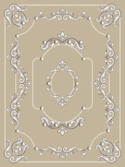 Mega set collections of vintage design elements.