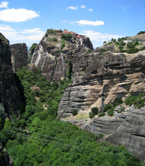 Fototapeta na wymiar cliff monastery