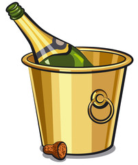 champagne bottle