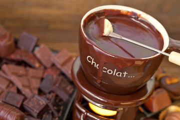 Sweet Sin Hot Chocolate Fondue