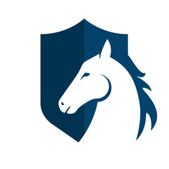 horse head Logo Template Vector illustration design