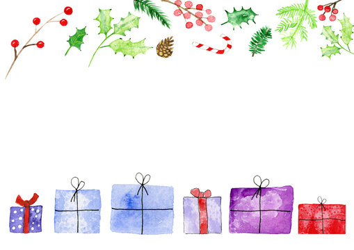 Weihnachten Aquarell