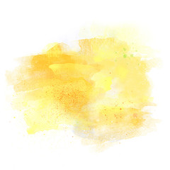 Artistic watercolor aquarelle background isolated