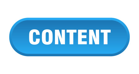 content button. content rounded blue sign. content
