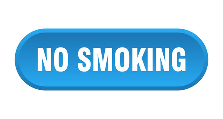 no smoking button. no smoking rounded blue sign. no smoking
