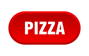 pizza button. pizza rounded red sign. pizza