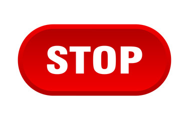 stop button. stop rounded red sign. stop