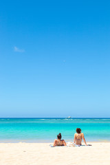【ハワイ】ビーチで海水浴