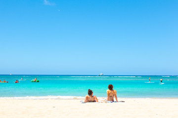 【ハワイ】ビーチで海水浴