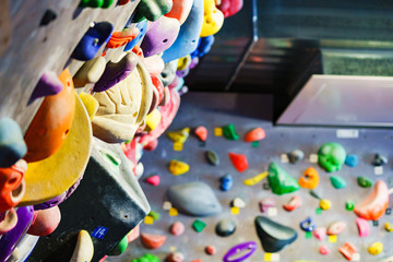 Obraz premium landscape of bouldering climbing studio in Japan
