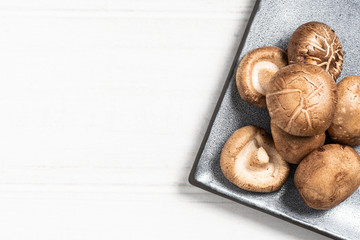 Shiitake Mushrooms.