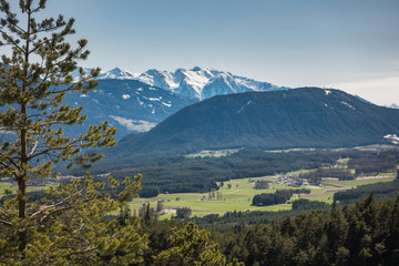 Fototapeta premium Mieminger Plateau