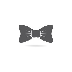 Butterfly tie vector icon illustration