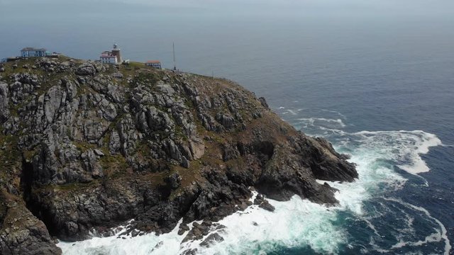 Lighthouse in Finisterre or Fisterra End Of The Old World