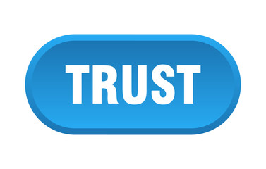 Fototapeta premium trust button. trust rounded blue sign. trust